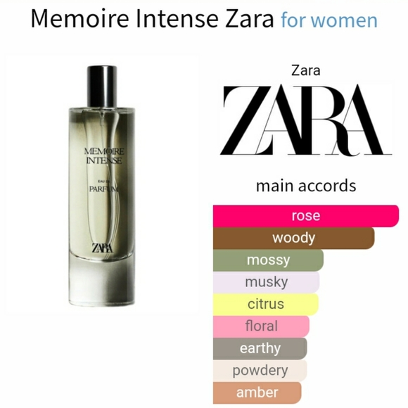 DISCONTINUED Zara Memoire Intense eau de perfume 2.71 ounces - Picture 3 of 5